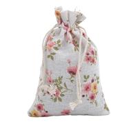 MTKSFDC Sacchetti in Stoffa 10 Sacchetti in Cotone riutilizzabili con Stampa Carina, Sacchetti con Coulisse, Porta bomboniere for Gioielli, Feste(Color12,10x14cm)