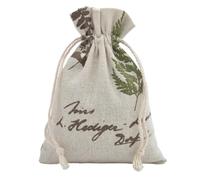 MTKSFDC Sacchetti in Stoffa 10 Sacchetti in Cotone riutilizzabili con Stampa Carina, Sacchetti con Coulisse, Porta bomboniere for Gioielli, Feste(Color26,10x14cm)