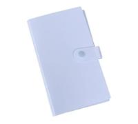 MTKSFDC Sacchetti Per Gioielli Album portagioielli, organizer da scrivania, porta collane, braccialetti, anelli, libri, borsa trasparente(Purple,120 Slots)