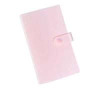 MTKSFDC Sacchetti Per Gioielli Album portagioielli, organizer da scrivania, porta collane, braccialetti, anelli, libri, borsa trasparente(Pink,120 Slots)