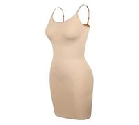 MTKSFDC Sottoveste Donna Shapewear da Donna, sottovestiti, Controllo della Pancia, Contenitivo Invisibile, Body Shaper(Beige,M)