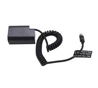 Mtlavish Type C DMW DCC12 Full Decoding Dummy Battery Adattatore DC per GH3 GH4 GH5 con alimentazione stabile e calore ridotto per fotografia digitale sotto