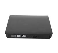 Mtlavish USB 3.0 Mobile Optical Drive DVD CD - Autore alla moda aspetto spazzolato tappetino non slip per notebook - desktop per serie e Hine (nero)