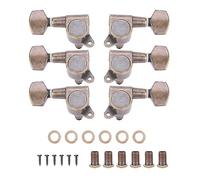 MtLavishing Tuning PEGS Sintunti teste della macchina Migliorano l'esperienza di messa a punto per le chitarre acustiche ed elettriche durevoli attrezzatura anti -interne (3left 3right)