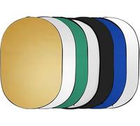 Mtlavishish Photography Light Reflector 7 in 1 Multi disco ideale per la fotografia in studio e all'aperto con design pieghevole e carry borse 60 x 90 cm 24 x 35 pollici (2-en-1)