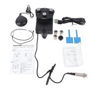 Mtlavishishing Acustic Guitar Shock Pickup Digital Tuner Digital con Microfono in ritardo di riverbero Eccellente qualità del suono durevole e affidabile Adatto per la