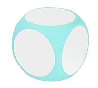 Mtlavishishing asciugare i dadi cubici portatili pulibili scrittura su dadi vibranti color insegnamento accessorio blu blu (Verde)