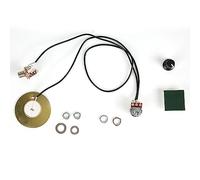 Mtlavishishing Black Guitar Piezo Transduttore Pickup piccolo e delicato con il miglior suono adatto per violino chitarra ukulele mandolin banjo fatto di metallo