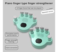 Mtlavishishing due pezzi a forma di pianoforte a forma di piano correttore e rafforzamento con sorgente sonora di pianoforte incorporata e bobina a doppia voce forte altoparlanti (Verde)