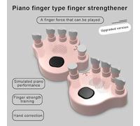 Mtlavishishing due pezzi a forma di pianoforte a forma di piano correttore e rafforzamento con sorgente sonora di pianoforte incorporata e bobina a doppia voce forte altoparlanti (Rosa)
