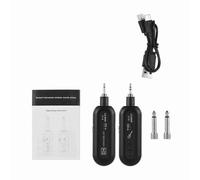 MtLavishishing Electric Guitar Wireless Trasmettitore e Ricevitore UHF Trasmissione in Tempo Reale Ideale per Prestazioni Strumento Fiato Compatto Portatile