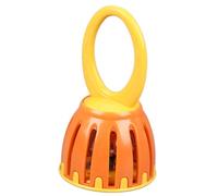 Mtlavishishing ha gestito la gabbia campana dei bambini tintinnio oreff di plastica per bambini strumenti a percussione per le percussioni giocattoli multipli funzioni suoni (W215 Orange and Yellow)