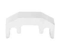Mtlavishishing Metal Violin Mute Collegamento Facile Riduce Il Suono Ideale Per Pratica Adatto A Violini 1/2 E 4/4 Struttura In Metallo Pesante Argento Con Vita Lunga