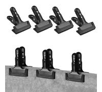 Mtlavishishing pesante morsetto per clip clip in metallo gravoso I morsetti sono resistenti e robusti con cuscinetti protettivi in gomma ideali per lo studio fotografico Usa (4pcs)