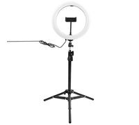 Mtlavishishing portatile da 10 pollici di riempimento anello a led set di luce morbida ideale per la fotografia esterna e interna trasmessa in vivo con rotazione a 360 gradi a