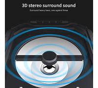 MtLavishishing portatili portatili ricaricabili bluetooth karaoke con altoparlante per esterni per microfono per campeggio per feste in palestra domestica con più modalità (Blue)