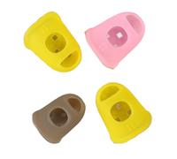 Mtlavishishing Silicone Guitar Finger Guards Anti Slip Fingertip Protectors per i principianti che imparano a suonare la chitarra e altri strumenti a corda set di 4