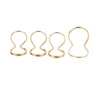 Mtlavishishing Silver Metal Butterfly Guitar Guitar Ding Finger Pick and Thumb Plectrum per il dito che gioca con un bell'aspetto Experience comodo Experience materiale durevole e (Oro)