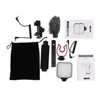 Mtlavishishing smartphone yelanguing vlogging a mano microfono set con funzionalità i -rumore riempimento della luce con 49 perle di lampada a LED ad alta luminosità per auto