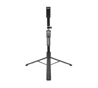 Mtlavishishing Telefono selfie stick treppiede con tre assi antigelo telecomandazione portatile leggera per il viaggio regolabile a 360 gradi anti -shake rotatorio ideale per