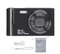 MtLavishishing Titolo: fotocamera digitale 4K 50 MP ad alta risoluzione con 16x zoom digitale anti -shake autofocus da 2,8 pollici Schermo LCD per viaggi e cattura di memorie sul (Black)