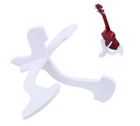 Mtlavishishing ukulele stand leggero portatile e pieghevole per uso domestico stand in PVC bianco adatto per il violino ukulele mandolino e altri piccoli strumenti a corda