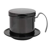 Mtlavishishing vietnam in acciaio inossidabile maker gocciolamento di gocciolamento con schermo fine ad alta densità staccabile e per il ristorante da domestico ristorante caffè (Nero lucido)