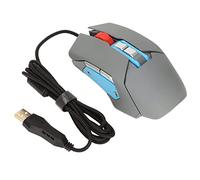 Mtlavishishing Voice Mouse con programmazione macro incorporata in microfono e 3 livelli DPI Ideale per i giochi d'ufficio e il design ingegneristico USB Materiale ABS cablato per