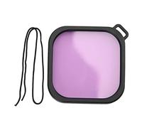 Mtlavishishing Waterproof Case Dve Filter per 8 9 Action Camera Accessori ad alta luce Transmittance aiuta a correggere il colore adatto per l'estrema surring surfing per (Filtro viola)