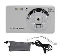 Mtlavishishishing 4K 56MP Digital Camera Digital Performance Sensore di immagine ad alte prestazioni 20x zoom digitale e focus automatico 2.7in Schermo a colori LCD adatto per la (64 g)