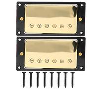 Mtlavishishishing a due pezzi Set di chitarra elettrica Pickup Ceramic Ideale per chitarristi e appassionati professionisti durante le esibizioni dal vivo e le registrazioni in (Black Frame)