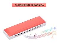 Mtlavishishishing Armonica Blues Diatonica 10 Buche Squisita Strumento con Tono Accurato per Bambini Adulti e Principianti nella Pratica Musicale e l'Intrattenimento Colore Rosa