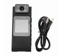 Mtlavishishishing Body Indiable Camera 4K HD con lenti a rotazione a 4 notti da 180 ° ideale per uffici commerciali Outdoor Sports Travel e registrazione per auto da 1/4 pollici