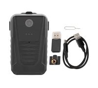 MtLavishishishing Camera indossabile Ultra Clear 1080p Immagine a 140 gradi Line ad angolo per uso di sport esterni e forze dell'ordine con batteria da 1000 mAh ed espansione di