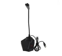 Mtlavishishishing Computer Microfono Cocacciato Microfono desktop con condensatore USB con illuminazione RGB fresca RGB Pickup Sound a 360 gradi Un tocco muto per i giochi per