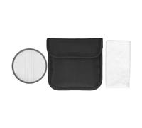 Mtlavishishishing Double Half Moon Prism Filtro Effetto speciale Crea una sfocatura unica e una luce distintiva per il ritratto video e la fotografia di natura morta 77mm vetro (77 mm)