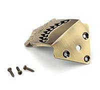 Mtlavishishishing Eccellente metallo a 8 corde a mandolin coda di chitarra per strumenti musicali Strong Wear con classico design piumato color bronzo adatto a chitarre e mandolini