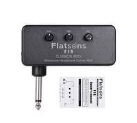 Mtlavishishishing Flatsons Mini cuffie per chitarra Amplificatore True Analogicy per gioco sonoro ad alto guadagno insieme a cd mp3 smartphone 2 batterie AAA dimensioni compatte