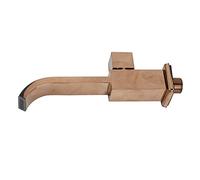 Mtlavishishishing g1/2 muro in singolo lavandino a cascata a cascata Accessorio per il bagno con struttura in ottone robusto non gocciolante (Rose Golden)