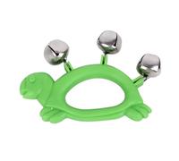 Mtlavishishishing Hand Jingle Bell Rattle Shaker Strumenti a percussione Portano intrattenimento con suoni nitidi e plastica durevole adatta per il karaoke per le performance per (W210 Green)