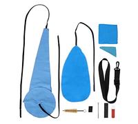 Mtlavishishishing Lade 10 in 1 kit di pulizia di sassofono per la pulizia accurata per tutti i sassofoni e gli strumenti a kit multiuso con cinghia di spazzola per bocchetto in