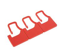 MtLavishishishing Lock Lock Lock Self Blocking Etichetta Tag offre un bene per le scarpe borse e vestiti adatti a vari settori come Logistics Supermarket Transport Customs Banking (Rosso)