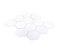 Mtlavishishishing moderna specchio 3d 3D adesivi a parete acrilici geometrici ideali per decorazioni artistiche fai -da -te in case o uffici sono disponibili in un set di 12 pezzi