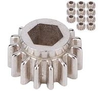 Mtlavishishishing Open Gear Sunter e soluzione di accordatura portatili per bassi di chitarra e ukulele con rapporto di marcia 1:15 e forma di buca esagonale (9)