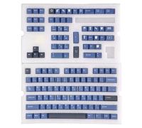 Mtlavishishishing PBT keycap giapponese per tastiera meccanica fai -da -te Una grande esperienza di battitura con tecnologia di sublimazione a 5 lati altezza ciliegia 128 tasti