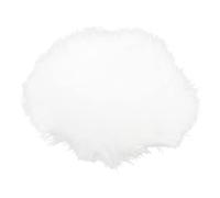 Mtlavishishishing Pelliccia Artificiale Microfono Lavalier Capscreen Servo Comodo Compatto Blanco con Forma compatta per Ridurre Interferenza Vento e Rumore per Uso Interno ed Este