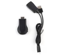 Mtlavishishishing Ricevitore Wireless HDMI Adattatore WiFi Display Supporta Airplay Miracast DLNA Connettività Stabile 2 4GHz Output 1080p Ideale per Condivisione Schermo Smartphon