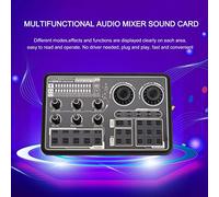 MTlavishishishing SK600 MIXer audio digitale multifunzione con chip DSP a doppia core incorporato per riduzione del rumore Clear e qualità del suono stabile Atto per il canto per