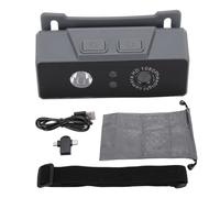 MtLavishishishing Testa Montaggio Montato Montaggio Portable Gestture Sensore Ideale per la pesca e altre avventure all'aperto con batteria da 1800 mAh Regolazione dell'angolo di (Grigio)