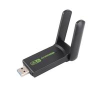 Mtlavishishishing wifi 6 adattatore USB3 0 Dual banda 2 da 4GHz a 5 0GHz AX1800MBPS MU MIMO Scheda di rete per laptop desktop PC ideale per accesso a Internet ad alta velocità con